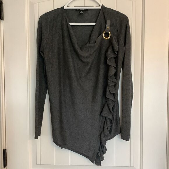 International Concepts Dark Gray Sweater - Picture 1 of 5